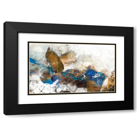 whimsical I Black Modern Wood Framed Art Print with Double Matting by PI Galerie