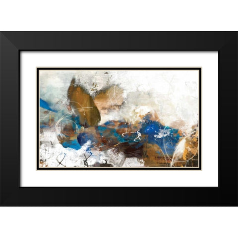 whimsical I Black Modern Wood Framed Art Print with Double Matting by PI Galerie