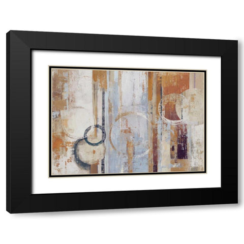 Modern Bouquet II Black Modern Wood Framed Art Print with Double Matting by PI Galerie