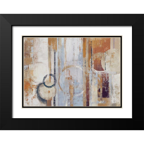 Modern Bouquet II Black Modern Wood Framed Art Print with Double Matting by PI Galerie
