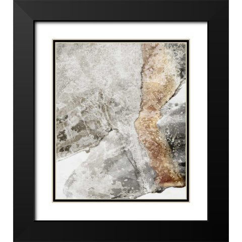 Merge Black Modern Wood Framed Art Print with Double Matting by PI Galerie