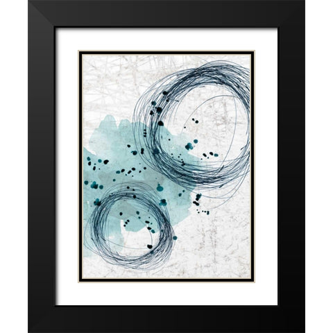 Close Black Modern Wood Framed Art Print with Double Matting by PI Galerie