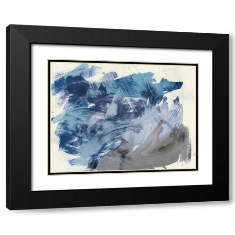 Stargazing Black Modern Wood Framed Art Print with Double Matting by PI Galerie