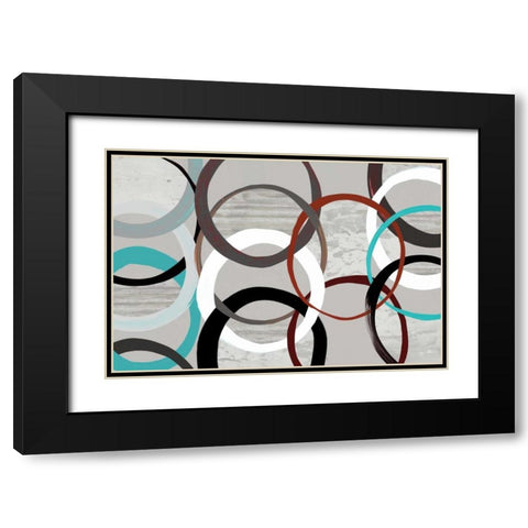 Alterior Motives II Black Modern Wood Framed Art Print with Double Matting by PI Galerie