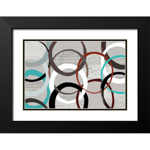 Alterior Motives II Black Modern Wood Framed Art Print with Double Matting by PI Galerie