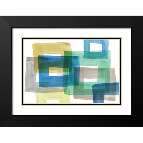 Rodeo I Black Modern Wood Framed Art Print with Double Matting by PI Galerie