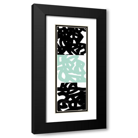 Tender Gesture I Black Modern Wood Framed Art Print with Double Matting by PI Galerie
