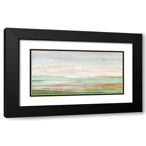 Pursuit Black Modern Wood Framed Art Print with Double Matting by PI Galerie