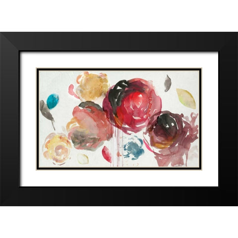 Walking Through II Black Modern Wood Framed Art Print with Double Matting by PI Galerie