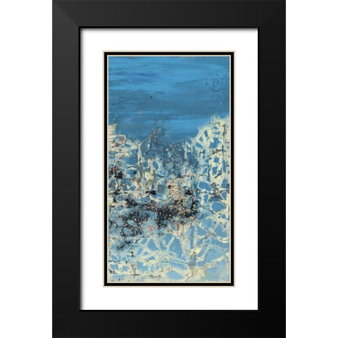 Treading Water I Black Modern Wood Framed Art Print with Double Matting by PI Galerie