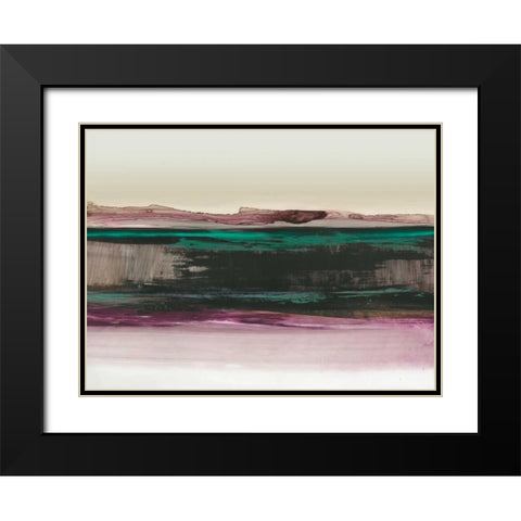 Bella  Black Modern Wood Framed Art Print with Double Matting by PI Galerie