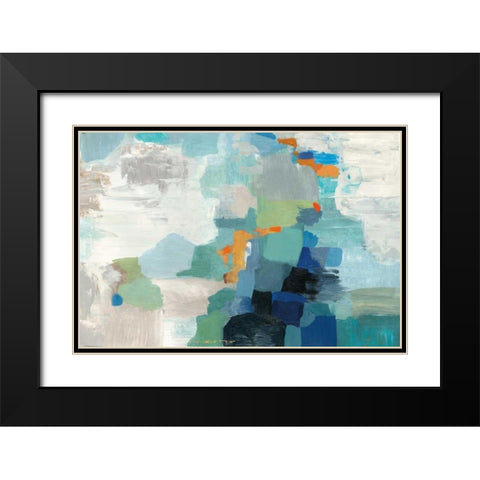 Tender  Black Modern Wood Framed Art Print with Double Matting by PI Galerie