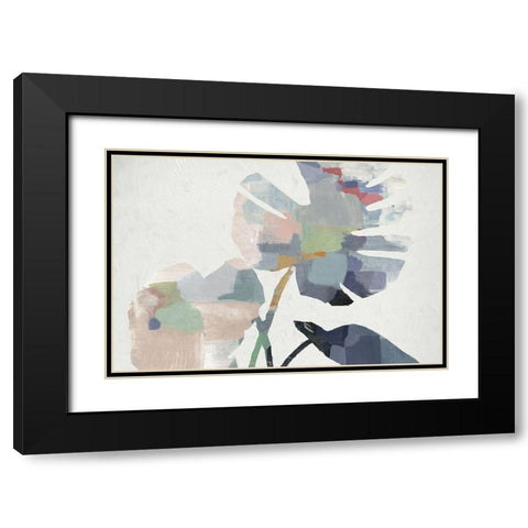 Tender  Black Modern Wood Framed Art Print with Double Matting by PI Studio