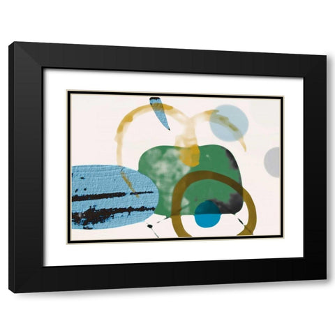 Your Smile II Black Modern Wood Framed Art Print with Double Matting by PI Galerie