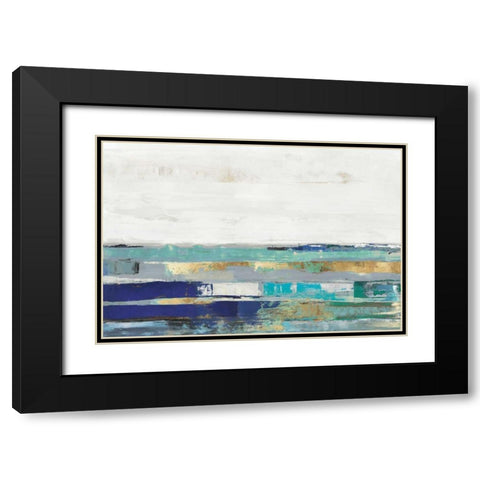 Way to Go Black Modern Wood Framed Art Print with Double Matting by PI Studio