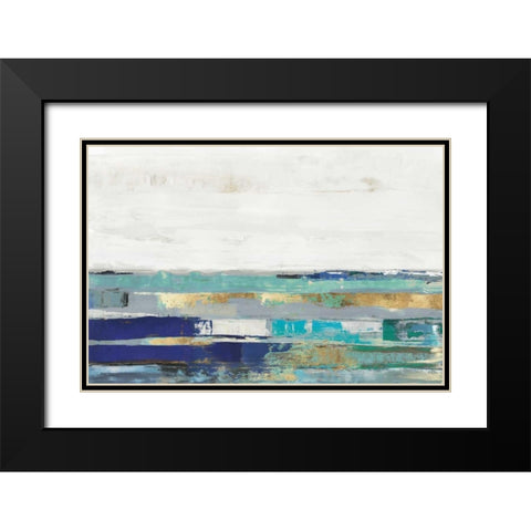 Way to Go Black Modern Wood Framed Art Print with Double Matting by PI Studio
