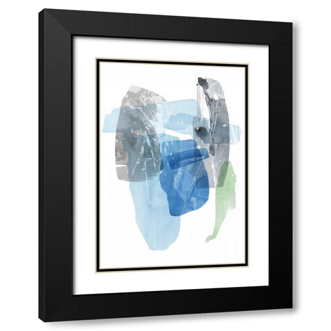 Sky Composition I Black Modern Wood Framed Art Print with Double Matting by PI Studio