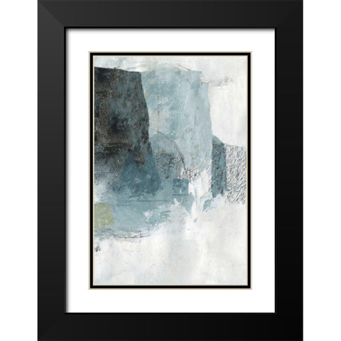 Balanced Neutral II Black Modern Wood Framed Art Print with Double Matting by PI Studio