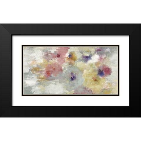 Dulcet I Black Modern Wood Framed Art Print with Double Matting by PI Studio