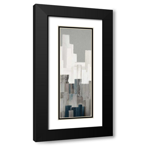 Ripped City II Black Modern Wood Framed Art Print with Double Matting by PI Studio