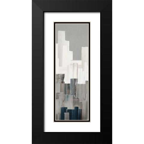 Ripped City II Black Modern Wood Framed Art Print with Double Matting by PI Studio