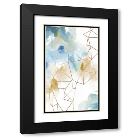 Under Construction II Black Modern Wood Framed Art Print with Double Matting by PI Studio