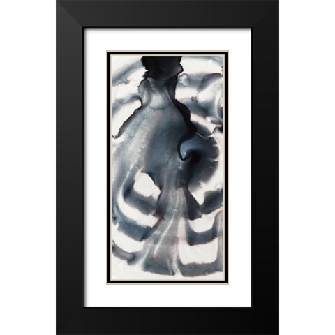 Intention I Black Modern Wood Framed Art Print with Double Matting by PI Studio