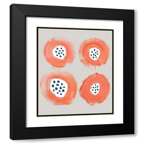 Different I Black Modern Wood Framed Art Print with Double Matting by PI Studio