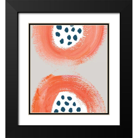 Different II Black Modern Wood Framed Art Print with Double Matting by PI Studio