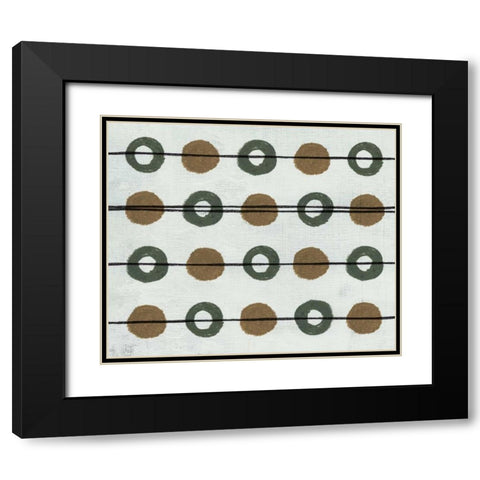 Memories II Black Modern Wood Framed Art Print with Double Matting by PI Studio