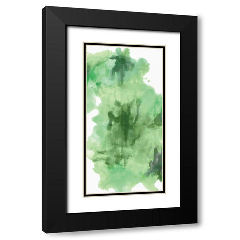 Neon Spill I Black Modern Wood Framed Art Print with Double Matting by PI Studio