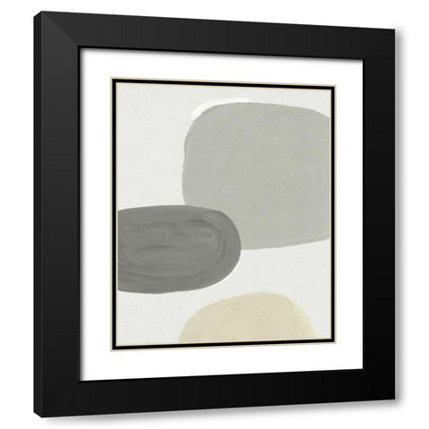 Imperfect I Black Modern Wood Framed Art Print with Double Matting by PI Studio
