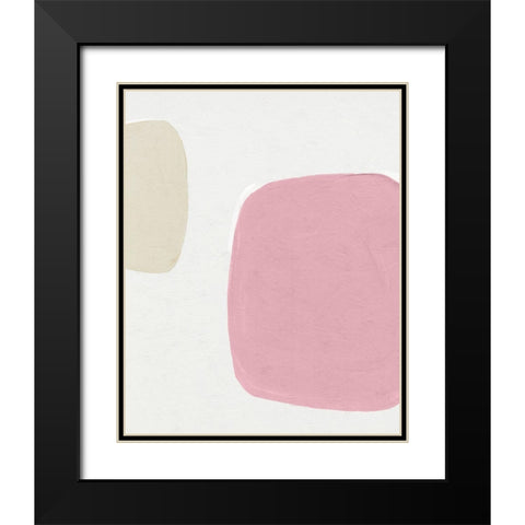 Imperfect II Black Modern Wood Framed Art Print with Double Matting by PI Studio