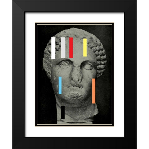 Alone II Black Modern Wood Framed Art Print with Double Matting by PI Studio