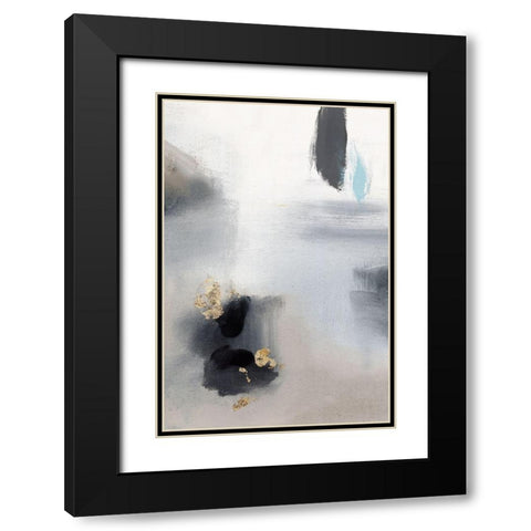 Foggy Days I Black Modern Wood Framed Art Print with Double Matting by PI Studio