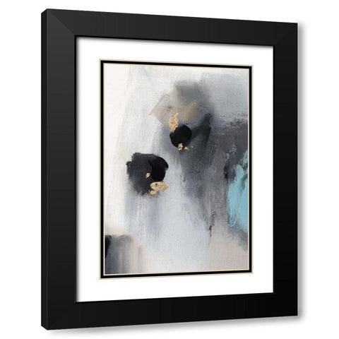 Foggy Days II Black Modern Wood Framed Art Print with Double Matting by PI Studio