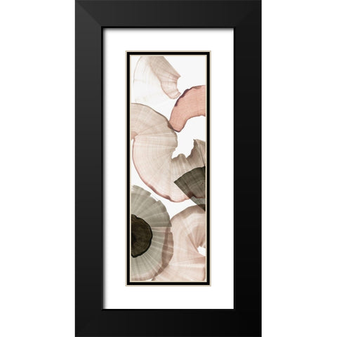 Rotating I Black Modern Wood Framed Art Print with Double Matting by PI Studio