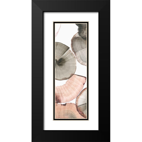 Rotating II Black Modern Wood Framed Art Print with Double Matting by PI Studio