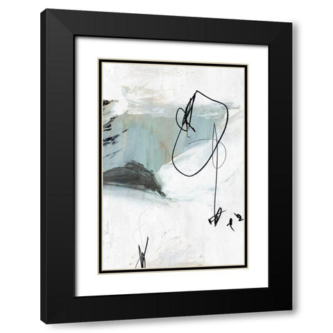 Tied I Black Modern Wood Framed Art Print with Double Matting by PI Studio