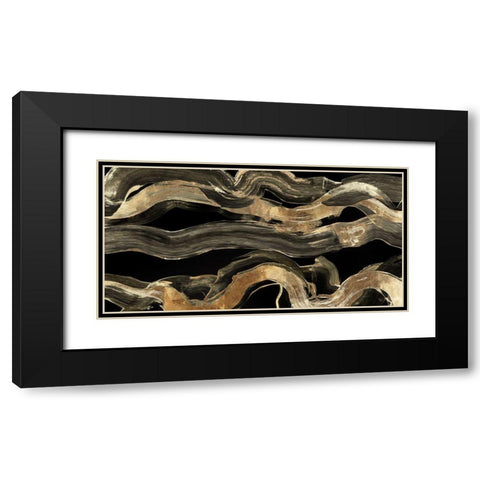 Golden Hour I  Black Modern Wood Framed Art Print with Double Matting by PI Studio