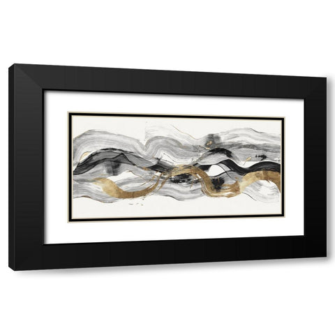 Poised II  Black Modern Wood Framed Art Print with Double Matting by PI Studio