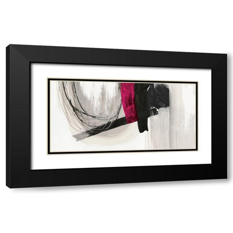 On Hold I  Black Modern Wood Framed Art Print with Double Matting by PI Studio
