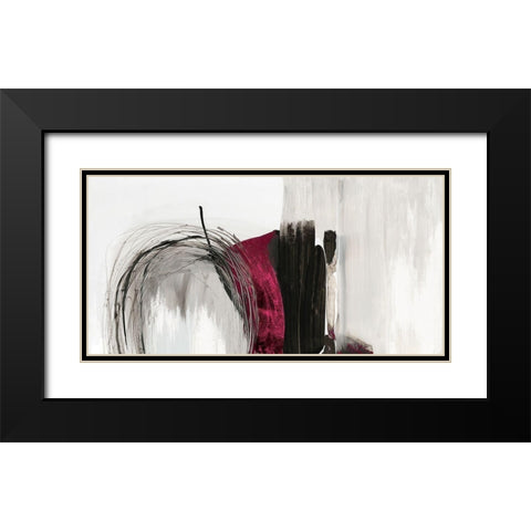 On Hold II  Black Modern Wood Framed Art Print with Double Matting by PI Studio