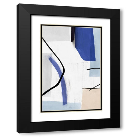Coherence II  Black Modern Wood Framed Art Print with Double Matting by PI Studio