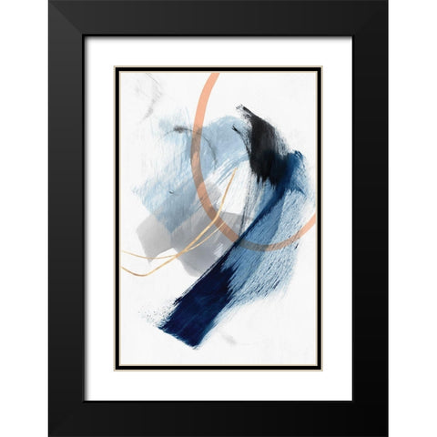 Foreshadow I  Black Modern Wood Framed Art Print with Double Matting by PI Studio