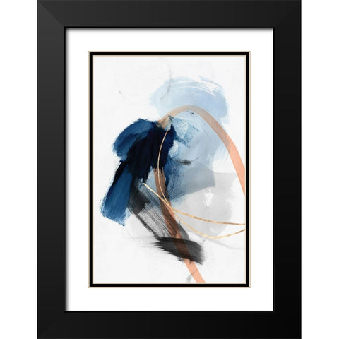 Foreshadow II  Black Modern Wood Framed Art Print with Double Matting by PI Studio