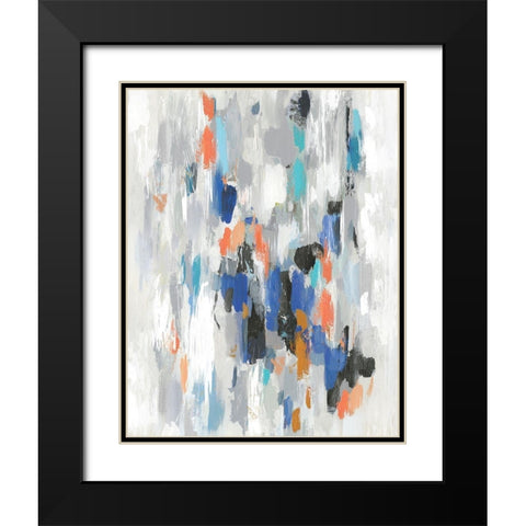 Speciality I  Black Modern Wood Framed Art Print with Double Matting by PI Studio