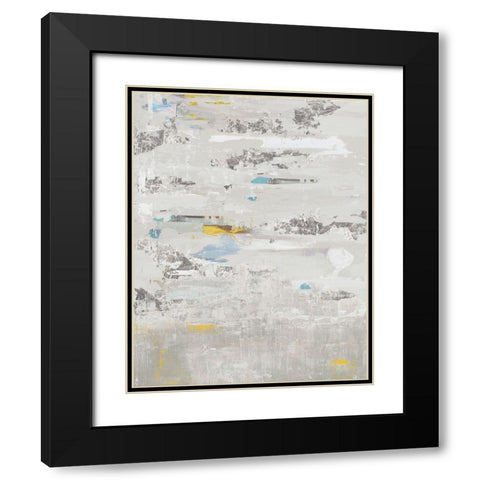 Silver Bluffs  Black Modern Wood Framed Art Print with Double Matting by PI Studio