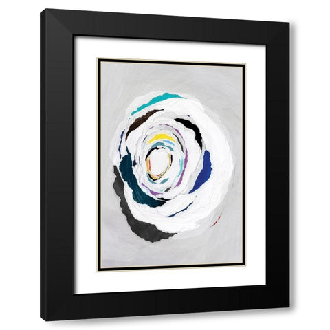 Olympus I  Black Modern Wood Framed Art Print with Double Matting by PI Studio