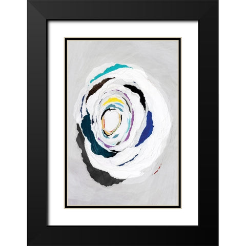 Olympus I  Black Modern Wood Framed Art Print with Double Matting by PI Studio